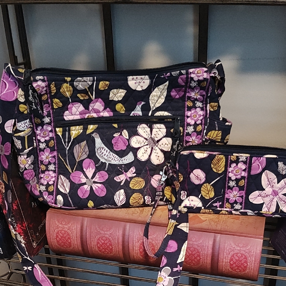 Vera Bradley Purse W/Matching Wallet
